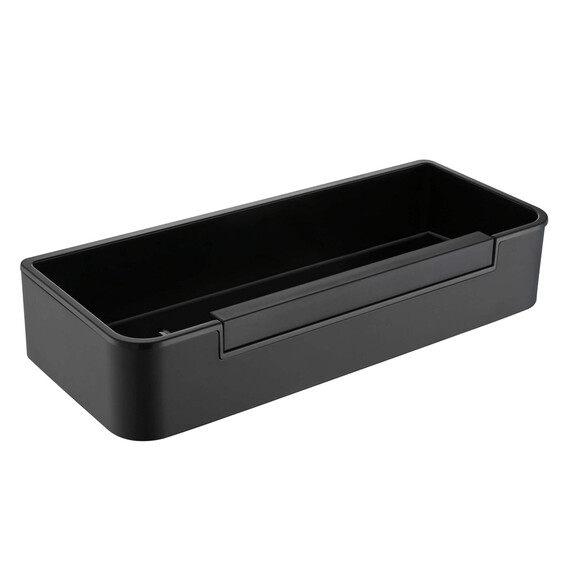 Полка Aquatek AQ4966MB со стеклоочистителем, цвет чёрный матовый фото 