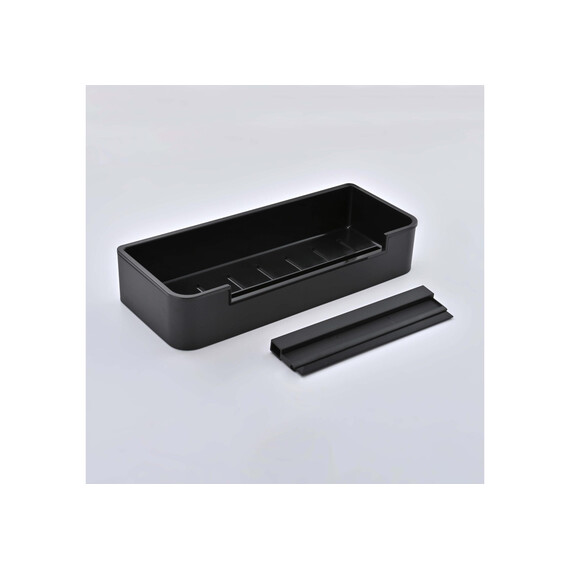 Полка Aquatek AQ4966MB со стеклоочистителем, цвет чёрный матовый фото 2