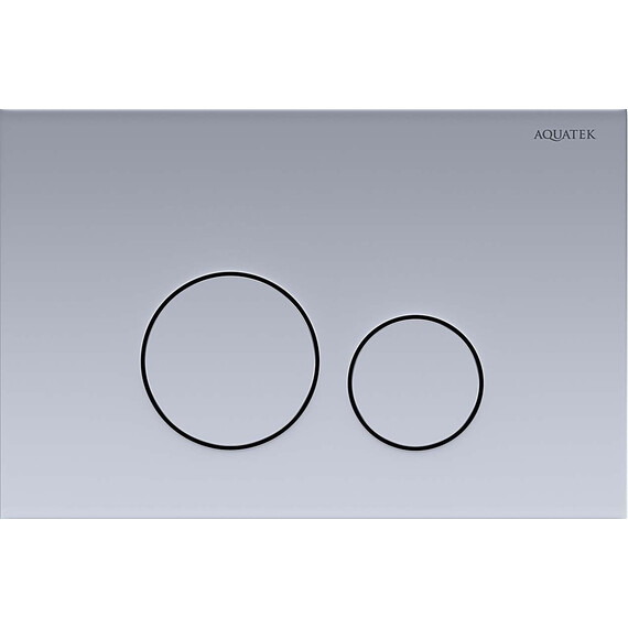 Кнопка смыва Aquatek KDI-0000036, нержавеющая сталь фото 