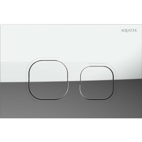 Кнопка смыва Aquatek KDI-0000057, хром глянцевый фото 