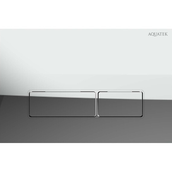 Кнопка смыва Aquatek KDI-0000062, хром глянцевый фото 