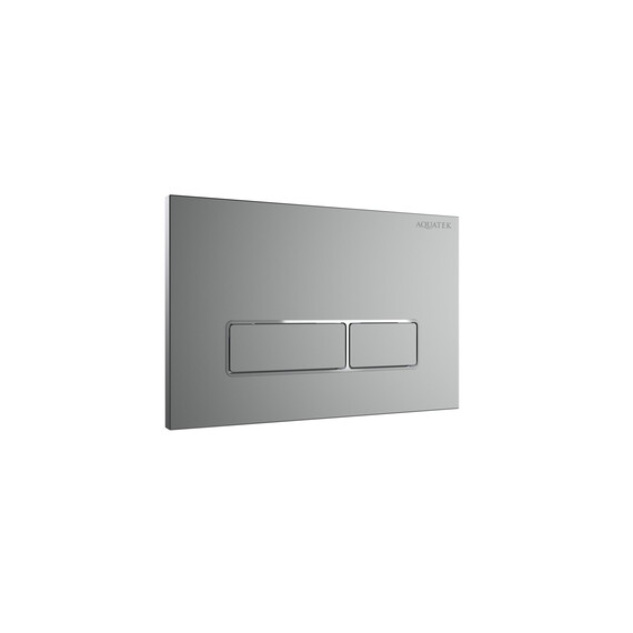 Кнопка смыва Aquatek KDI-0000063, хром матовый фото 2