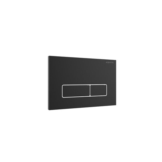 Кнопка смыва Aquatek KDI-0000064, чёрный матовый фото 2