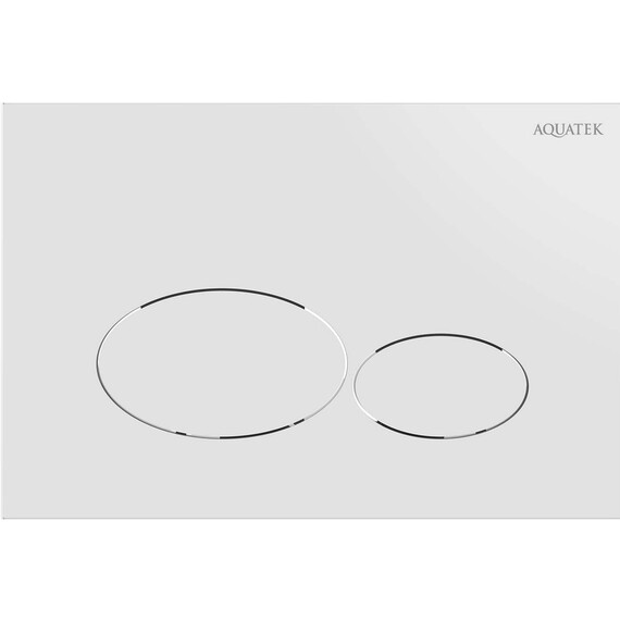 Кнопка смыва Aquatek KDI-0000071, белый фото 