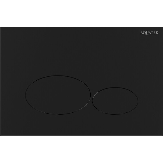 Кнопка смыва Aquatek KDI-0000074, чёрный матовый фото 