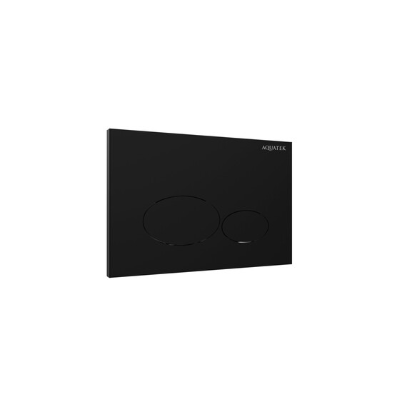 Кнопка смыва Aquatek KDI-0000074, чёрный матовый фото 2