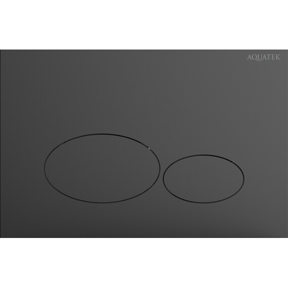 Кнопка смыва Aquatek KDI-0000075, оружейная сталь матовая фото 