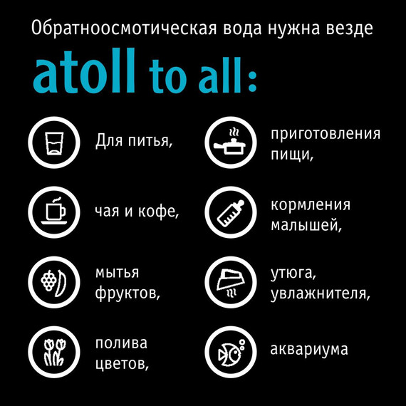 Прямоточная система обратного осмоса atoll Twist M (с краном) фото 13