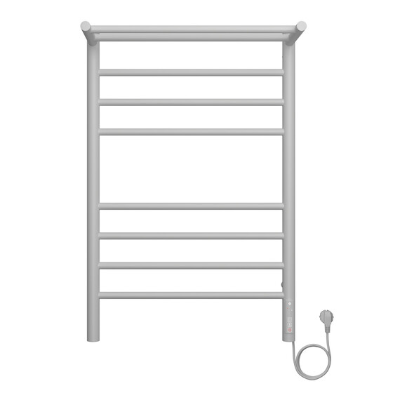 Полотенцесушитель электрический Terminus Аврора с полкой П8 500x800 мм 4670078554208, белый матовый фото 2