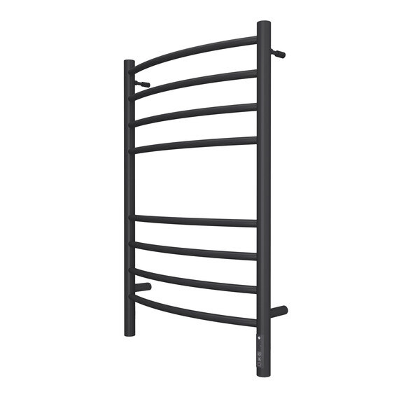 Полотенцесушитель электрический Terminus Классик П8 500x800 мм 4670078527608, чёрный матовый фото 