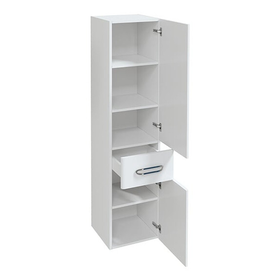 Пенал подвесной Mirsant Fuji 35 см R, белый фото 2