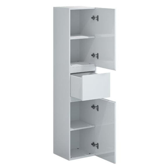 Пенал подвесной Mirsant Next 35 см (универсальный) белый фото 2