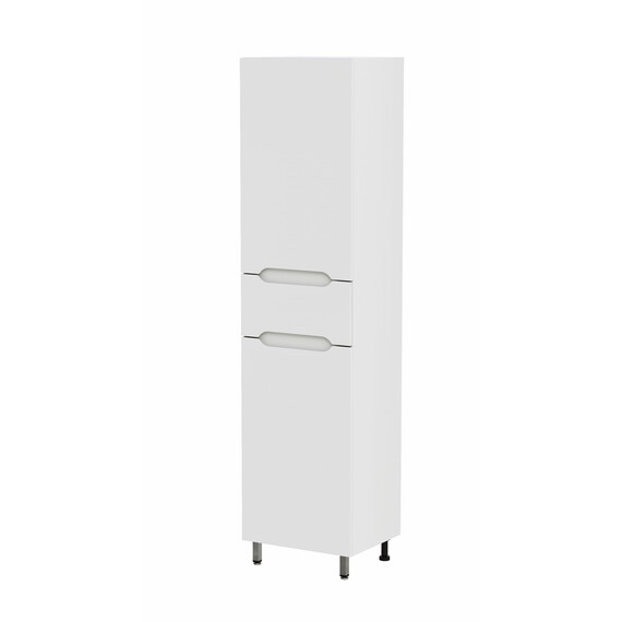 Пенал напольный Mirsant Soho 45 см (универсальный) белый фото 