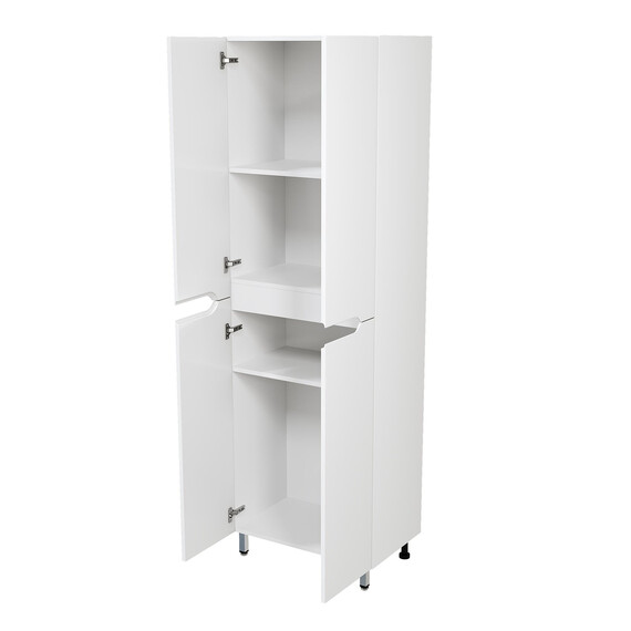 Пенал напольный Mirsant Soho 60 см, белый фото 2