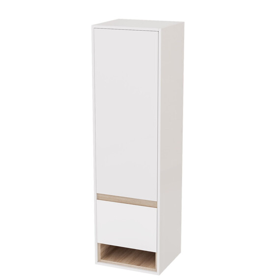 Пенал подвесной Mirsant Scandy 45 см (универсальный) белый фото 