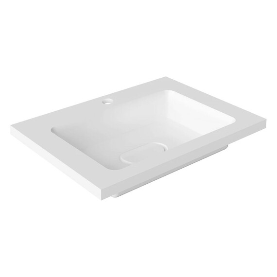 Тумба напольная с раковиной Grossman Неро 70 см 107004, альпийский дуб фото 3