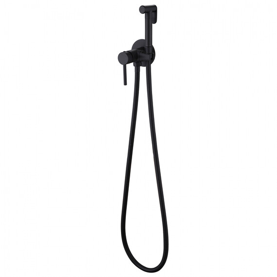 Набор для гигиенического душа Abber Wasser Kreis AF8125B, чёрный матовый фото 2