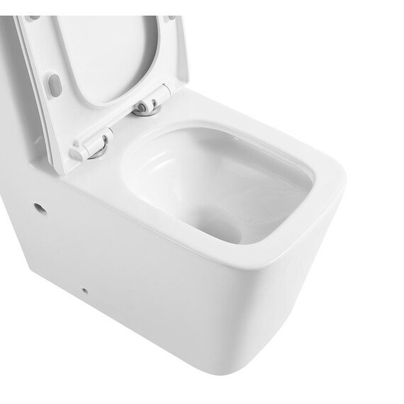 Унитаз-моноблок безободковый Grossman Classic GR-4486SQ с тонкой крышкой микролифт (система смыва Торнадо) фото 8