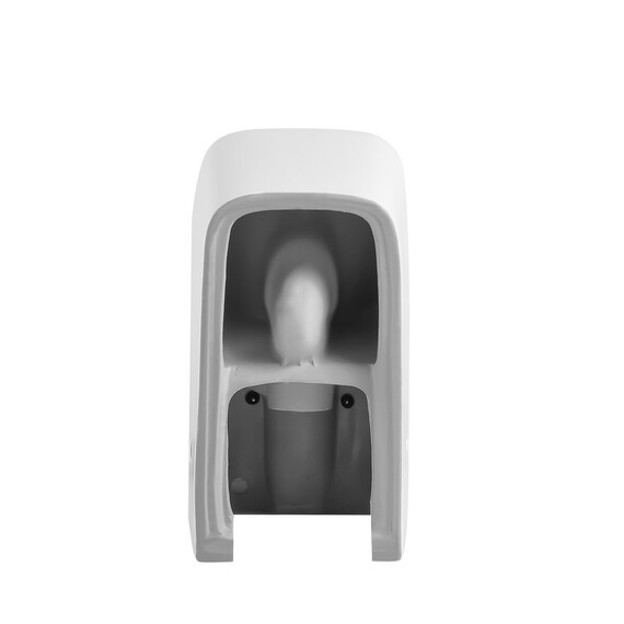 Унитаз-моноблок безободковый Grossman Classic GR-4486SQ с тонкой крышкой микролифт (система смыва Торнадо) фото 11