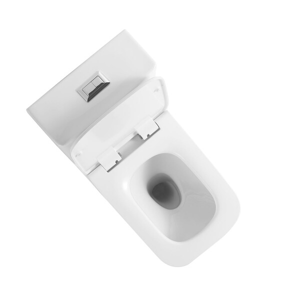 Унитаз-моноблок безободковый Grossman Classic GR-4486SQ с тонкой крышкой микролифт (система смыва Торнадо) фото 9