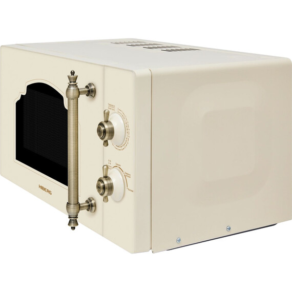 Отдельностоящая микроволновая печь Hiberg i-VM 4288 YR (бежевое стекло) фото 3