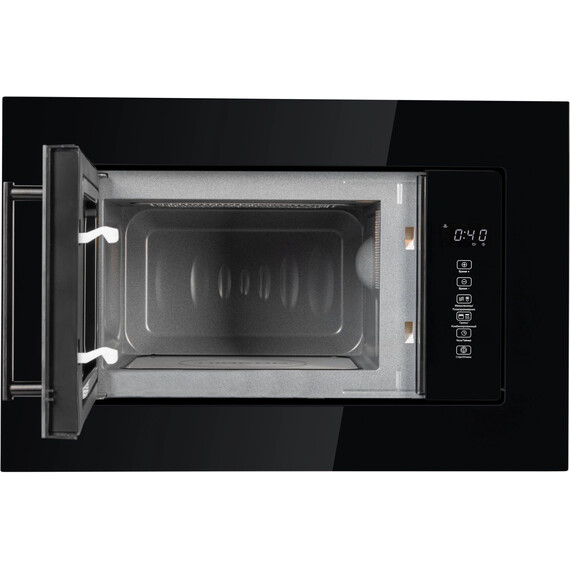 Встраиваемая микроволновая печь Hiberg i-VM 6502 B (чёрное стекло) фото 2
