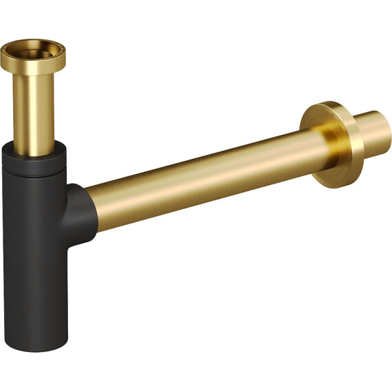 Сифон для умывальника Allen Brau Priority 5.31025-31GB, чёрный/золото фото 