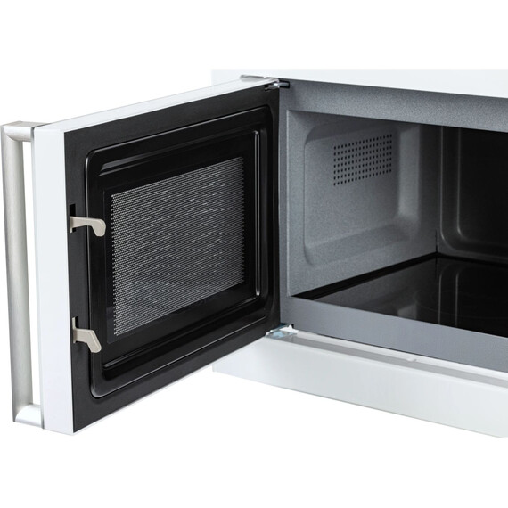 Встраиваемая микроволновая печь Hiberg i-VM 8505 W (белое стекло) фото 2