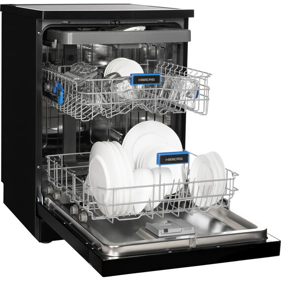 Отдельностоящая посудомоечная машина Hiberg i-Q 6815 LB фото 6