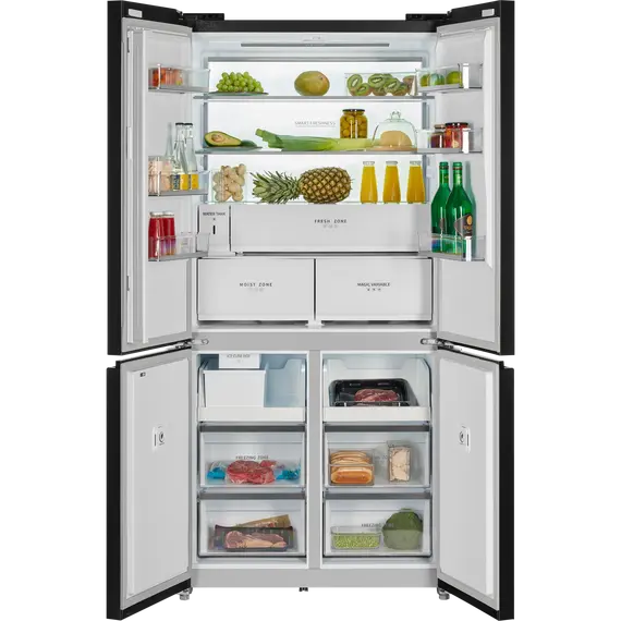 Двухкамерный холодильник Hiberg i-RFQ 705G B фото 2