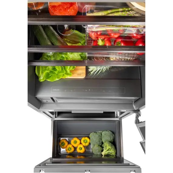 Встраиваемый двухкамерный холодильник Hiberg S-RFC 600 B фото 18