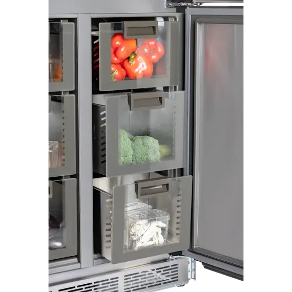 Встраиваемый двухкамерный холодильник Hiberg i-RFQB 550 NFG фото 17