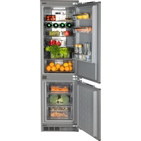 Встраиваемый двухкамерный холодильник Hiberg i-RFCB 400F NF фото 