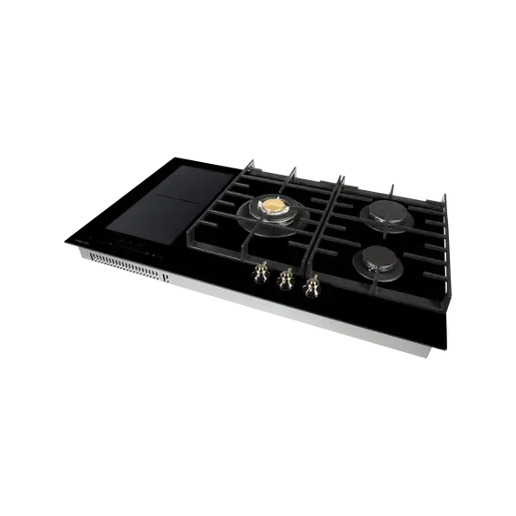 Комбинированная варочная поверхность Hiberg i-VM 9035 B фото 5