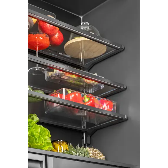 Встраиваемый двухкамерный холодильник Hiberg S-RFC 600 B фото 14