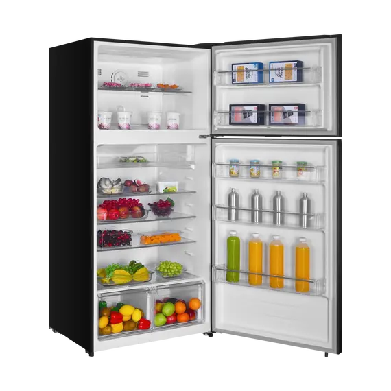 Двухкамерный холодильник Hiberg i-RFT 750G B фото 3