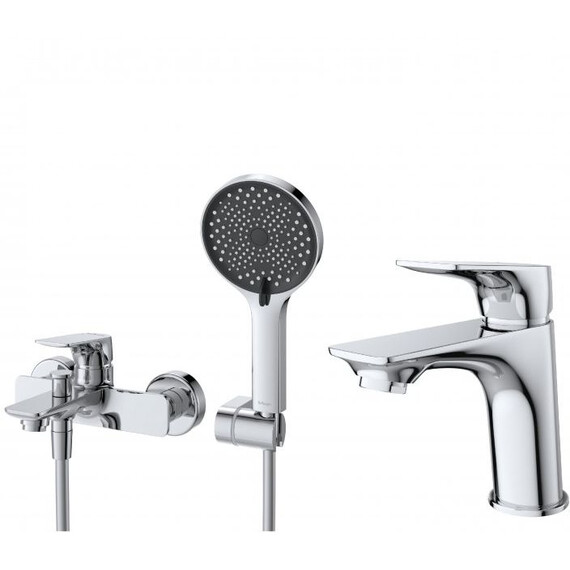 Набор смесителей 3 в 1 для ванны BelBagno MARINO-VASM/LVM-CRM фото 5