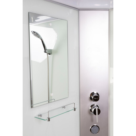 Душевая кабина Niagara Classic 120x90 см 432953QBKG, хром/матовое (безсиликоновая сборка) фото 4