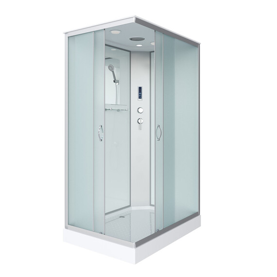 Душевая кабина Niagara Classic 120x90 см 432953QP, хром/матовое (безсиликоновая сборка) фото 2