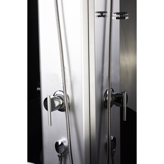 Душевая кабина Niagara Eco 90x70 см E90/70/40L/TN/BK, хром/тонированное (безсиликоновая сборка) фото 7