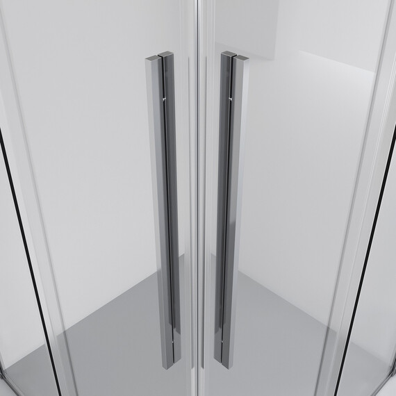 Душевое ограждение Niagara Nova 80x80 см NG-6622-34, хром/прозрачное фото 7