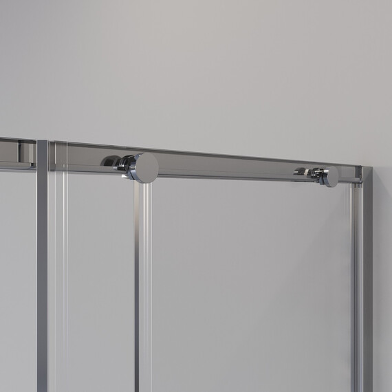 Душевое ограждение Niagara Nova 90x90 см NG-6623-34, хром/прозрачное фото 10