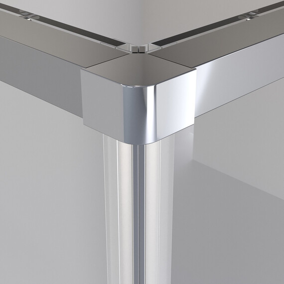 Душевое ограждение Niagara Nova 90x90 см NG-6623-34, хром/прозрачное фото 8