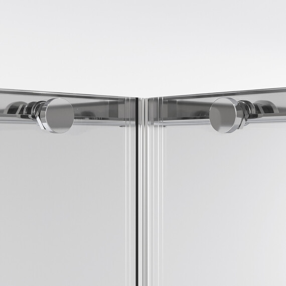 Душевое ограждение Niagara Nova 100x100 см NG-6624-34, хром/прозрачное фото 9