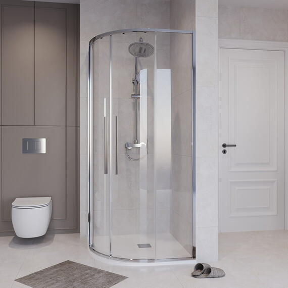 Душевое ограждение Niagara Nova 90x90 см NG-6626-34, хром/прозрачное фото 4