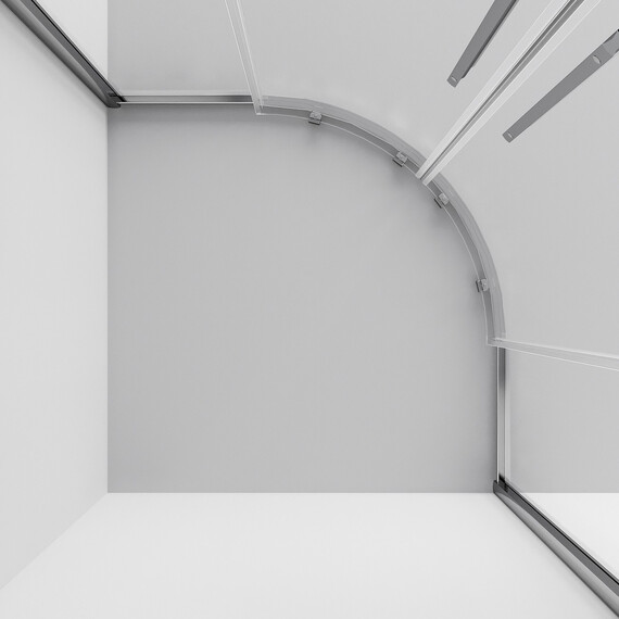 Душевое ограждение Niagara Nova 90x90 см NG-6626-34, хром/прозрачное фото 8