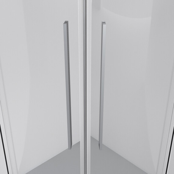 Душевое ограждение Niagara Nova 90x90 см NG-6626-34, хром/прозрачное фото 9