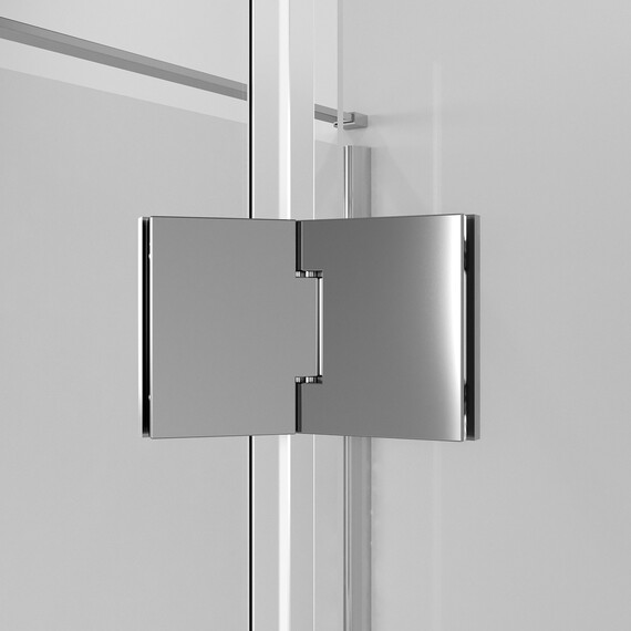 Душевое ограждение Niagara Nova 100x100 см NG-6632-34, хром/прозрачное фото 12