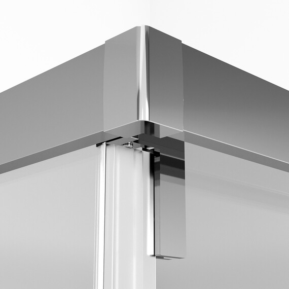 Душевое ограждение Niagara Nova 90x90 см NG-6633-34, хром/прозрачное фото 8