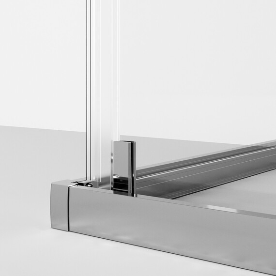 Душевое ограждение Niagara Nova 90x90 см NG-6633-34, хром/прозрачное фото 9